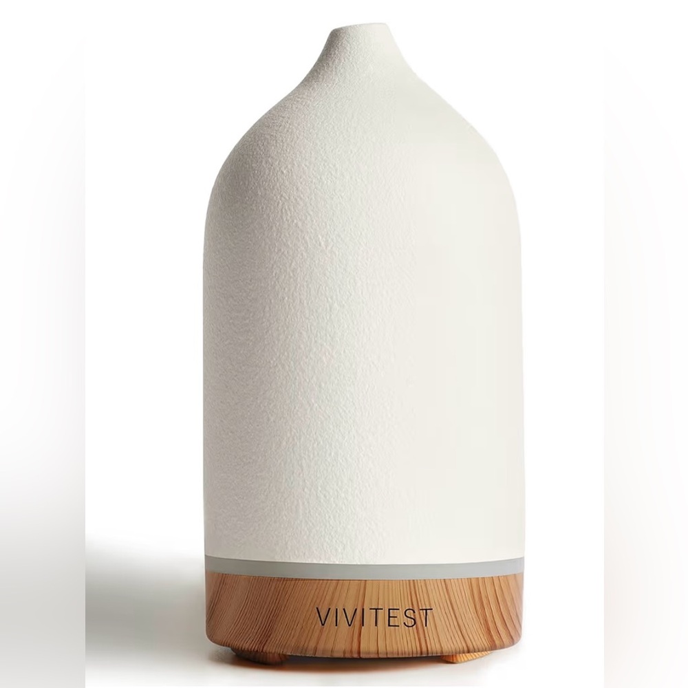 Vivitest Ceramic Essential Oil Diffuser Stone Diffuser, Ultrasonic Aromatherapy